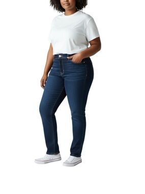 Lane Bryant Women’s Dark Blue High-Rise Skinny Jeans Size 16